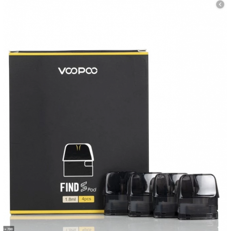 VooPoo FIND S TRIO uyumlu 4'lü pod kartuş paketiyle aromanızı taze tutun. Sızdırmaz tasarımı ve kolay kullanımıyla ideal tercih.
