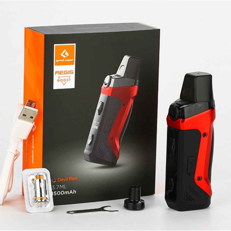 Aegis Boost Pod Kit, dayanıklı yapısı ve kompakt tasarımıyla yüksek performans sunar. Hızlı şarj ve sızdırmaz yapı ile pratik kullanım sağlar.