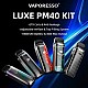 Vaporesso Luxe PM40 40W, 1800mAh bataryası ve ayarlanabilir hava akışıyla üstün performans sunar. Şık tasarımıyla her an yanınızda taşıyın.