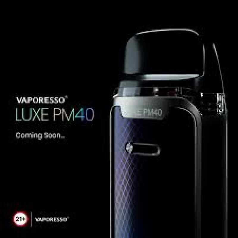 Vaporesso Luxe PM40 40W, 1800mAh bataryası ve ayarlanabilir hava akışıyla üstün performans sunar. Şık tasarımıyla her an yanınızda taşıyın.