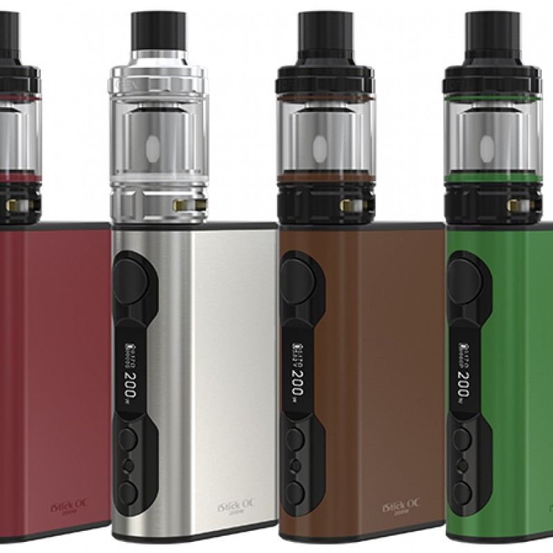 Eleaf iStick QC 200W with Melo 300 ile yüksek buhar gücü ve uzun pil ömrü deneyimi yaşayın. Şık tasarım ve üstün performans bir arada!