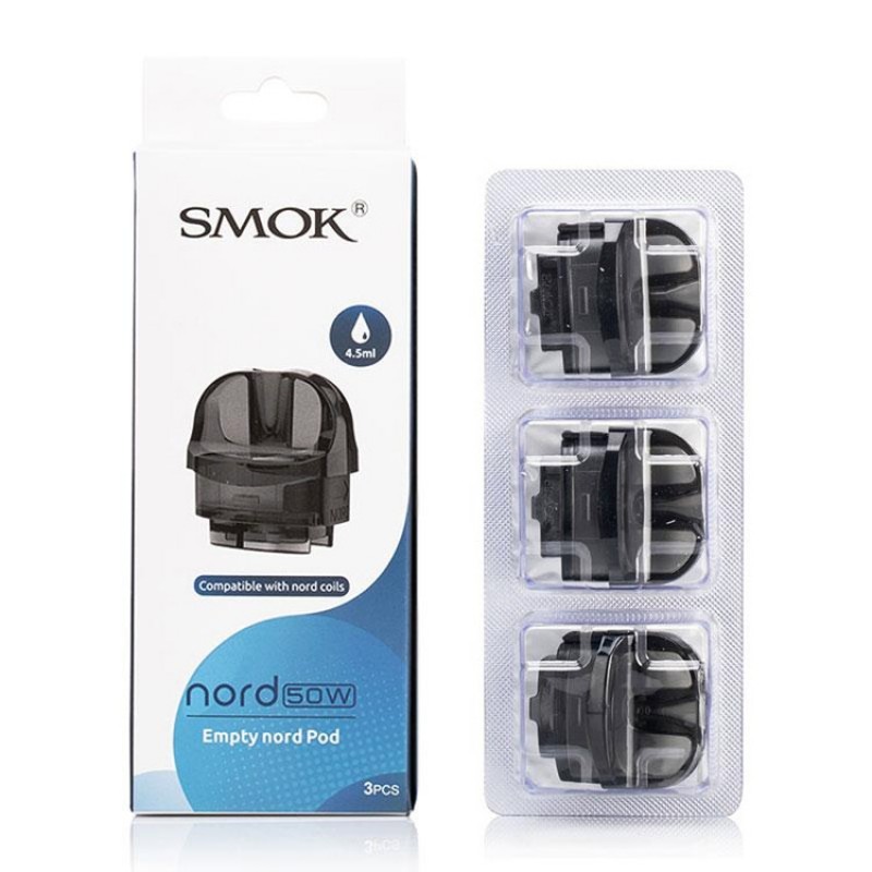 SMOK Nord 50W için tasarlanmış yedek boş pod kartuşu ile kesintisiz kullanım ve üstün likit performansı sağlayın. Hızlı kargo, güvenli alışveriş!