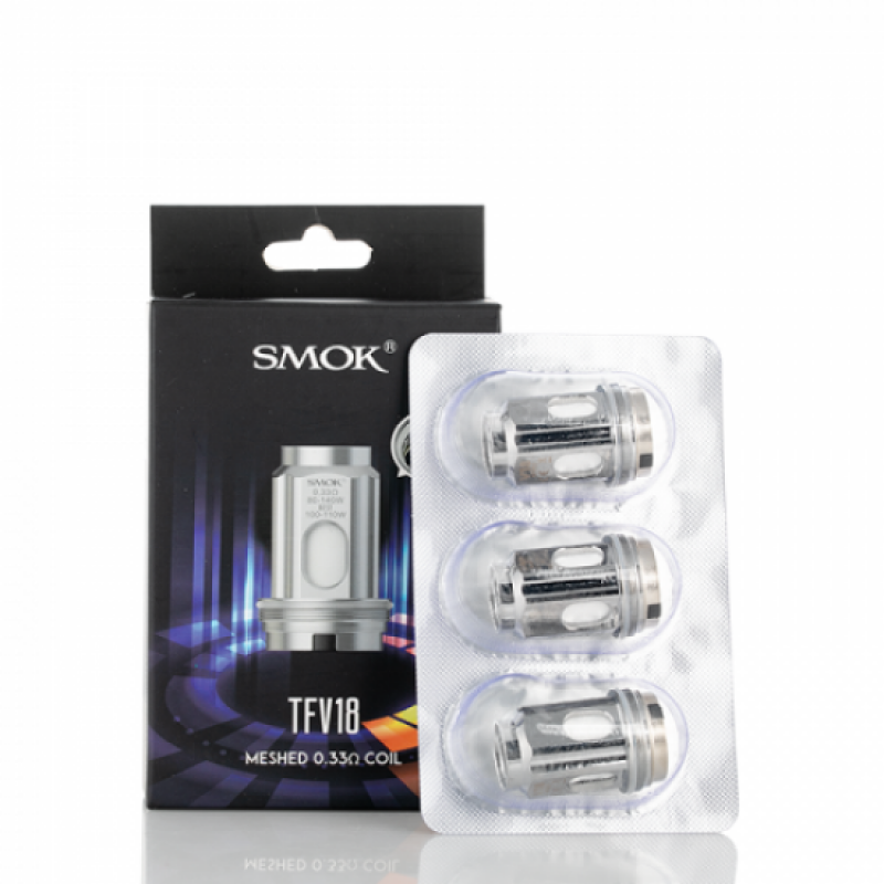 Smok TFV18 Coil, yoğun buhar ve saf aroma deneyimi sunar. Uzun ömürlü yapısı ve güçlü ısıtma performansıyla her çekimde fark yaratır.