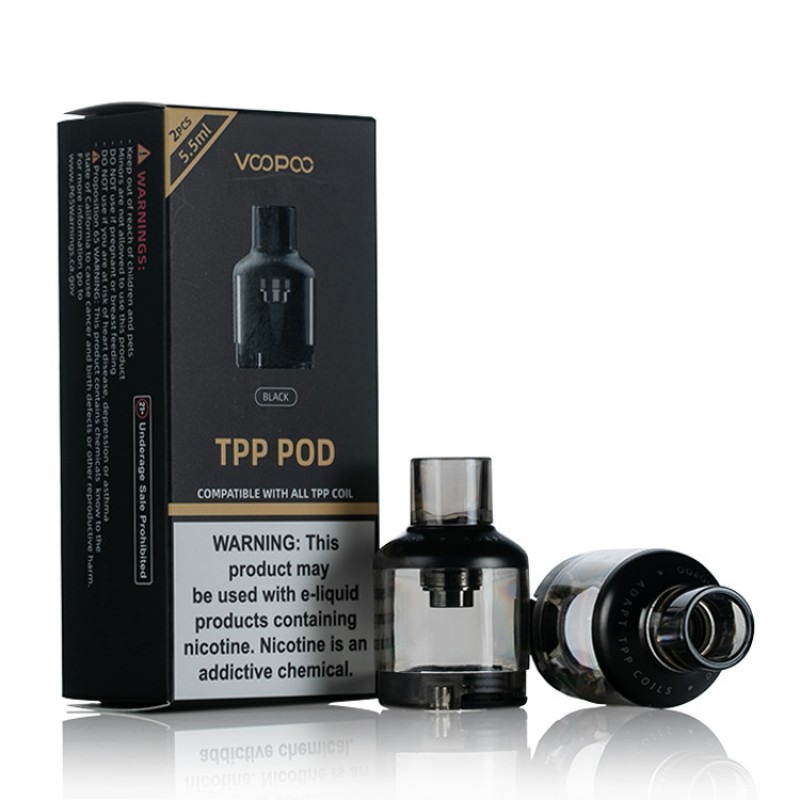 Voopoo TPP Kartuş 2'li paketi ile cihazınızı uzun süre sorunsuz kullanın. Sızdırmaz tasarımı ve yüksek performansıyla ideal yedek kartuş seçimi.