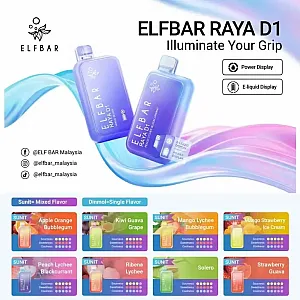 Elf Bar - Raya D1 13000 Puff Bar Tek Kullanımlık Elektronik Sigara