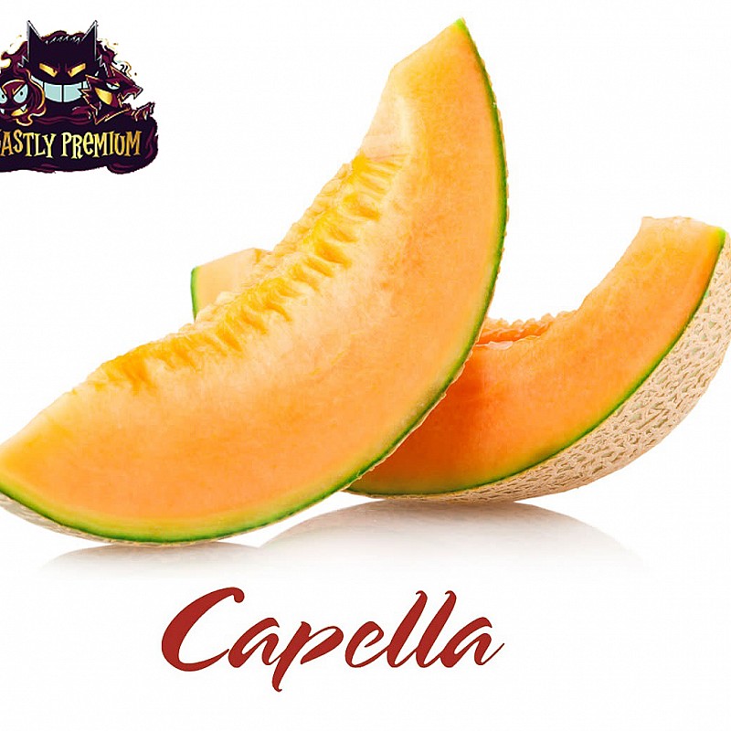 Capella Cantaloupe, ferahlatıcı kavun lezzetiyle tatlı sevenler için ideal aroma seçeneğidir. Yoğun ve doğal meyve tadı şimdi sizlerle!