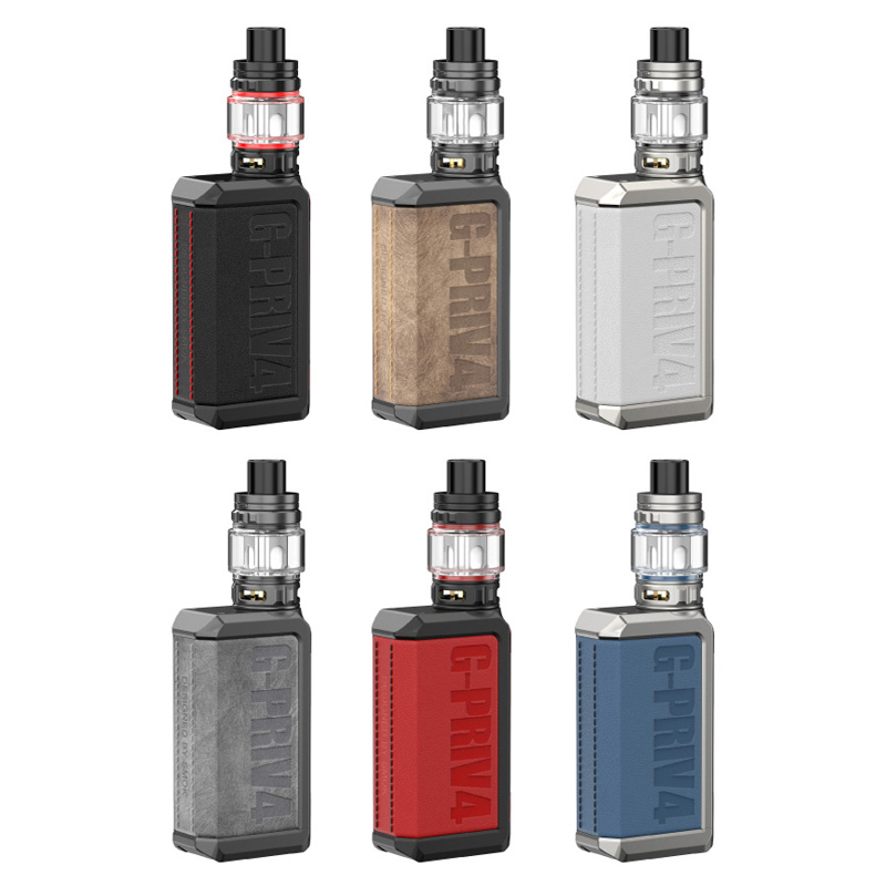 Smok G Priv 4 Kit, dokunmatik ekranlı tasarımı ve yüksek watt gücüyle güçlü buhar deneyimi sunar. Kolay kullanım ve modern görünüm bir arada.