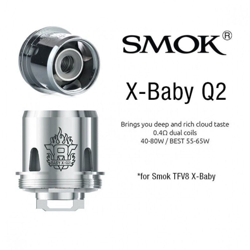 Smok V8 X-Baby G Priv 2 Coil ile yoğun aroma ve uzun ömürlü kullanım deneyimi yaşayın. Uyumlu cihazlar için ideal yedek coil seçeneği.