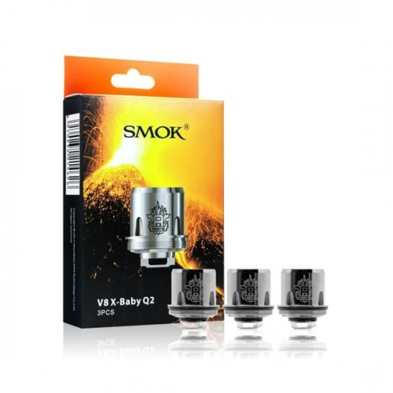 Smok V8 X-Baby Q2 0.40ohm coil ile cihazınızdan maksimum performans alın. Uzun ömürlü yapı ve yoğun buhar için mükemmel seçim.