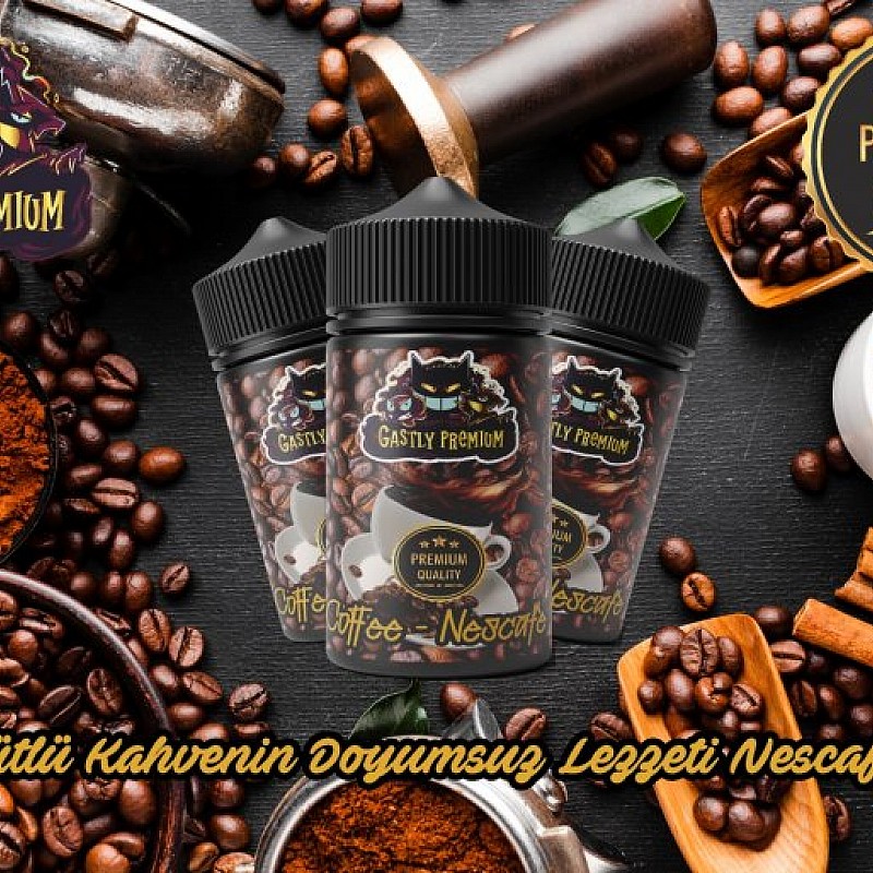Gastly Salt Likit 30Ml Coffee ile kahve tutkunlarına özel yoğun aromalı bir deneyim yaşayın. Gün boyu kalıcı lezzet ve pürüzsüz içim sunar.