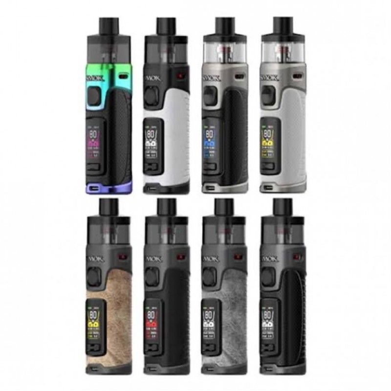 SMOK RPM 5 Pro Pod Mod Kit 80W ile yüksek buhar üretimi, ayarlanabilir güç ve uzun pil ömrüyle keyifli bir deneyim sizi bekliyor.