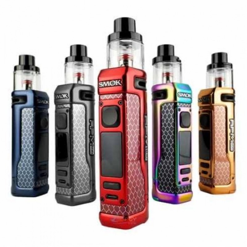 Smok RPM 100 Pod Mod ile yüksek buhar performansı ve uzun pil ömrünü keşfedin. Şık tasarımı ve kolay kullanımıyla ideal bir deneyim sunar.
