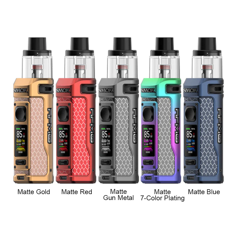 Smok RPM 85 3000 mAh pod mod elektronik sigara ile uzun süreli kullanım ve yüksek buhar performansı. Kompakt tasarım ve güçlü batarya şimdi keşfedin!