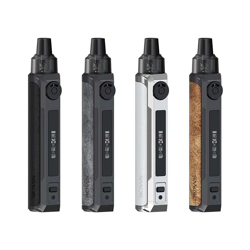 Smok Rpm 25W Pod Mod Kit ile yüksek buhar performansı ve taşınabilir tasarımı keşfedin. Gün boyu kullanım için ideal elektronik sigara deneyimi.