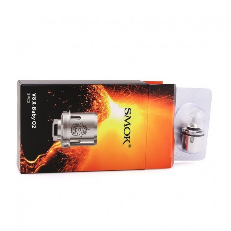 Smok V8 X Baby G Priv 2 Coil 3'lü paket ile buhar deneyiminizi artırın. Uzun ömürlü, uyumlu ve orijinal yedek coil seçeneği şimdi stokta!