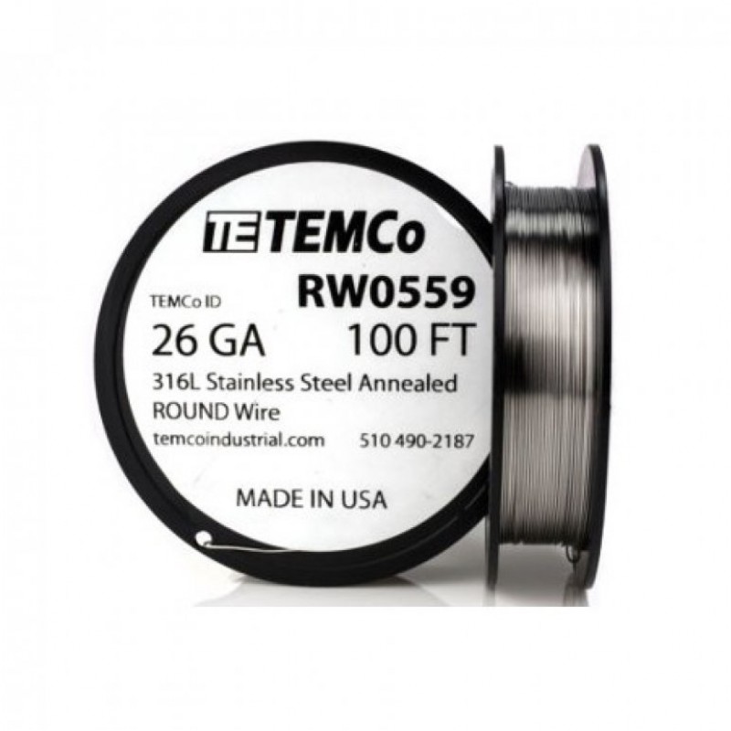 TEMCo Kanthal A1 26 GA 10 metre tel, yüksek ısıya dayanıklı yapısıyla direnç telleri için ideal çözümdür. Kaliteli ve uzun ömürlü kullanım sunar.