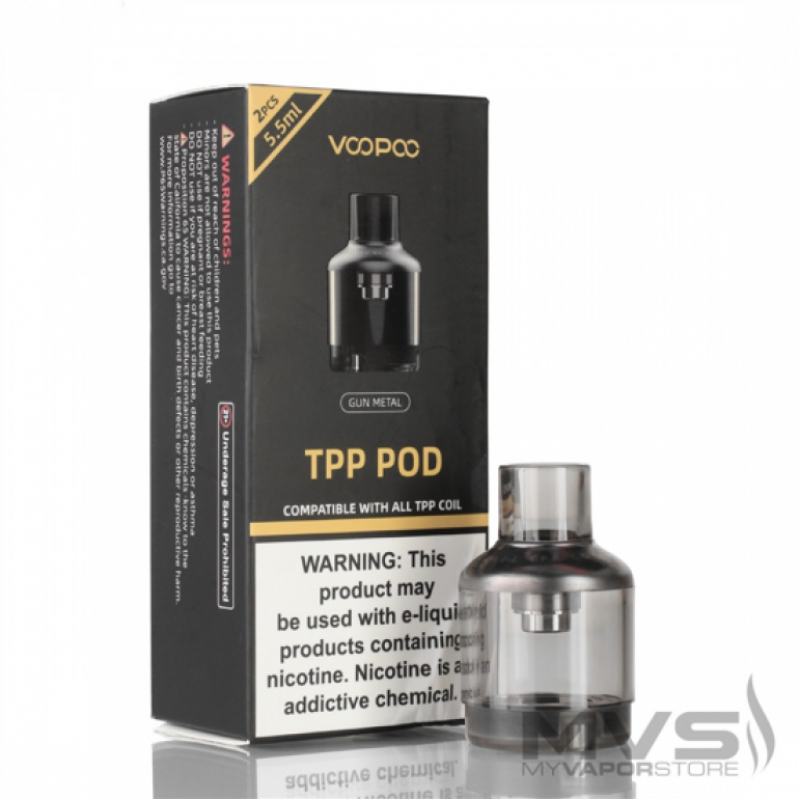 VOOPOO TPP kartuş seti, Drag 3 ve Drag X Plus cihazlarla uyumludur. Sızdırmaz tasarımı ve kolay kullanımıyla yüksek performans sunar.